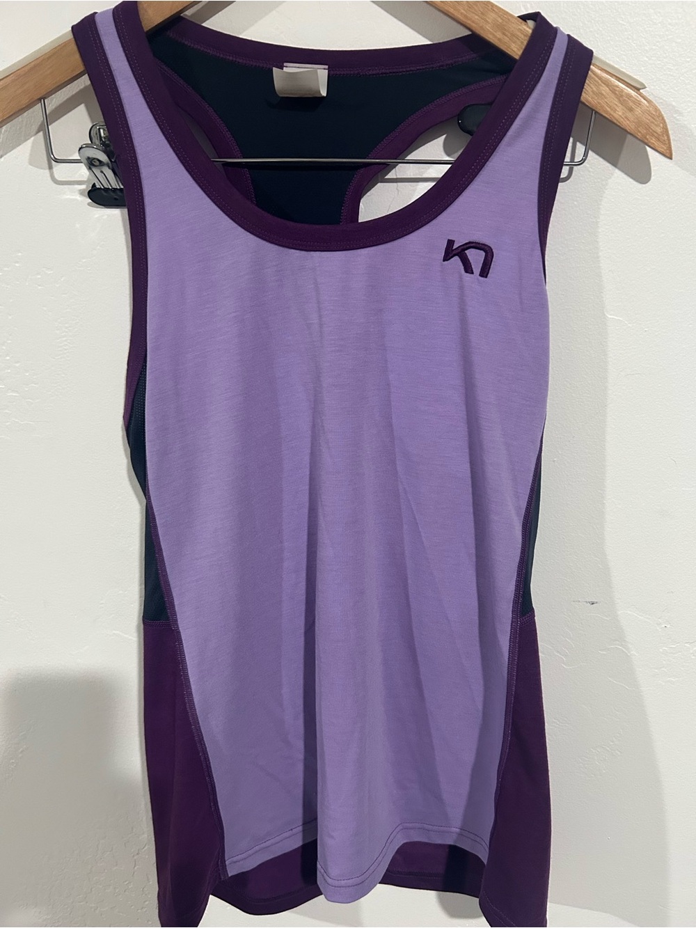 Kari Traa Lavender & Deep Purple Racerback Tank